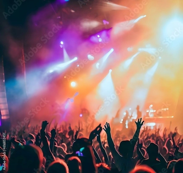 Obraz crowd at concert