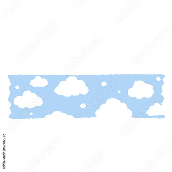 Obraz sky tape doodle