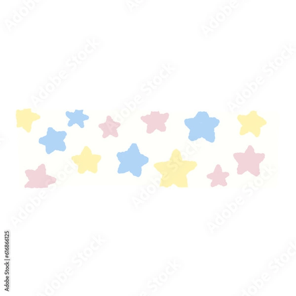 Obraz star tape doodle