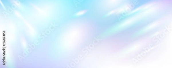 Obraz 光が左右から入るグラデーションのキラキラプリズムライト背景