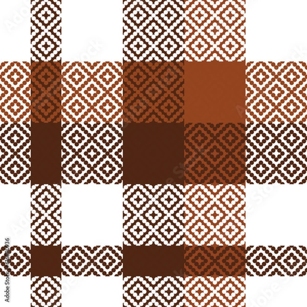 Fototapeta Tartan Seamless Pattern. Abstract Check Plaid Pattern Flannel Shirt Tartan Patterns. Trendy Tiles for Wallpapers.
