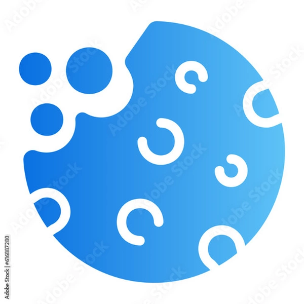 Fototapeta cookies gradient icon
