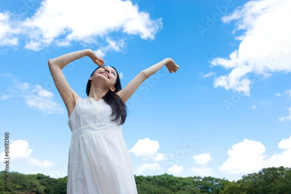 Fototapeta リラックスする女性