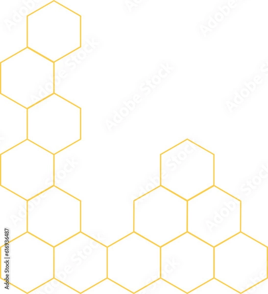 Fototapeta Wektor plastra miodu