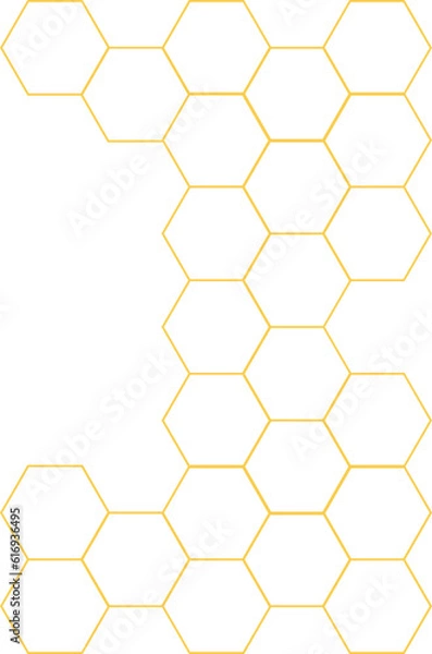 Obraz Bee Honeycomb Vector