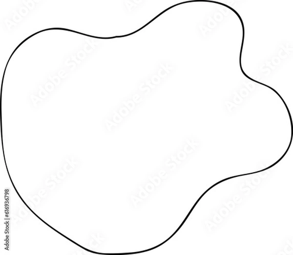 Fototapeta Blob outline