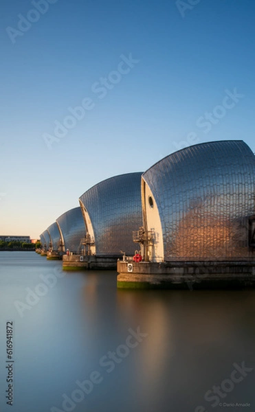 Obraz Thames barriers London city 