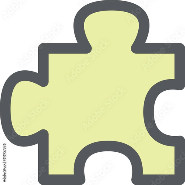 Fototapeta ミニミニカラーアイコン　パズルピース