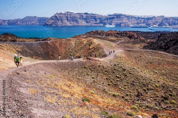 Obraz Wulkan Santorini