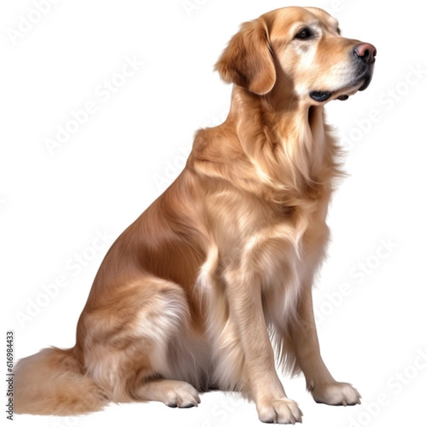Obraz Golden retriever (PNG) ai generative