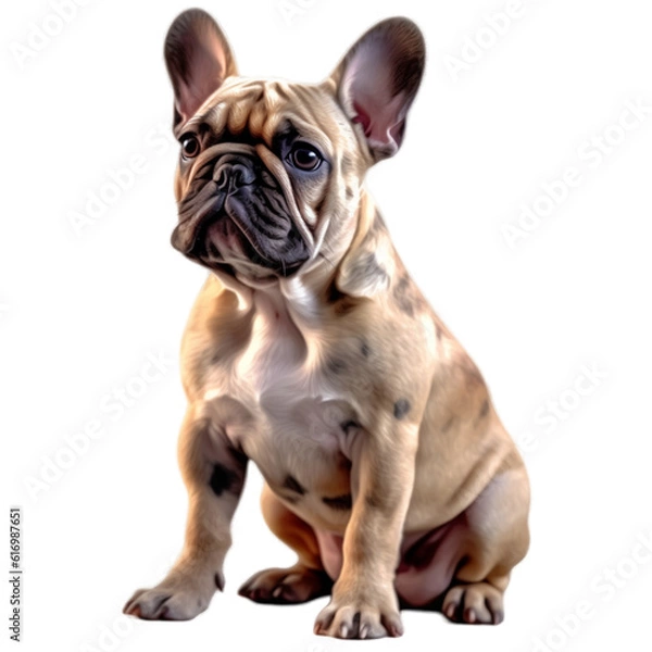 Obraz French bulldog (PNG) - ai generative