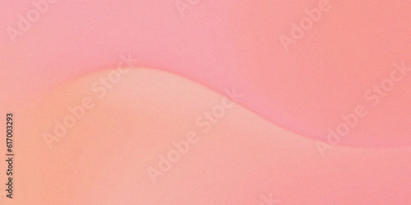 Obraz Abstract peachy pink wave grainy gradient background.