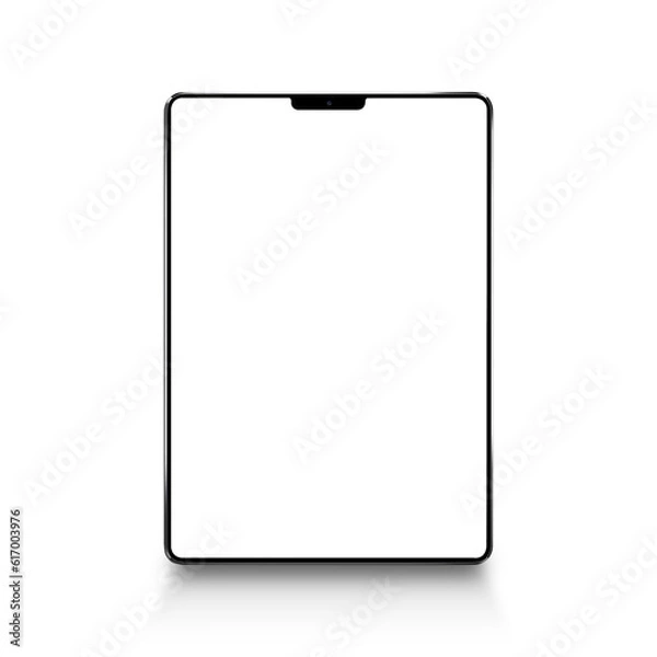 Obraz isolated pad mockup without background