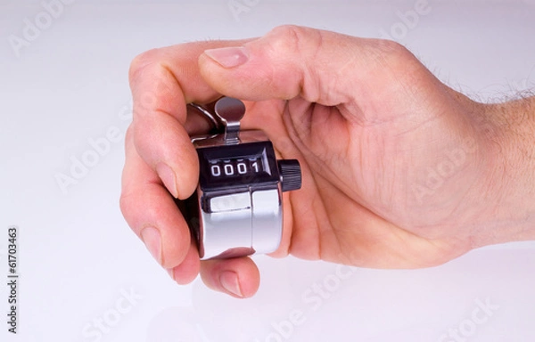 Obraz Hand counter clicker