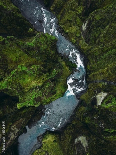 Obraz waterfall in the mountains