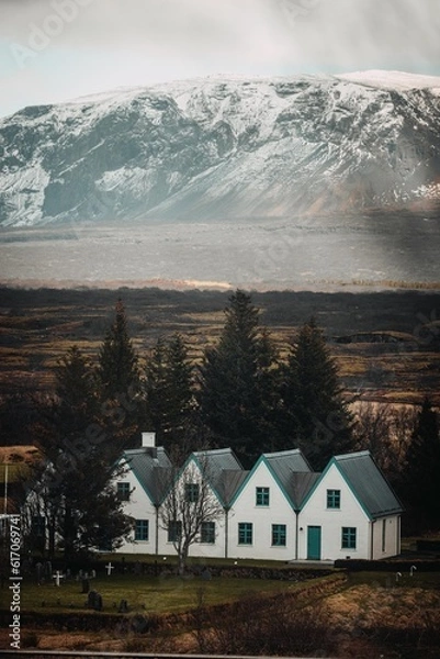 Obraz house in the mountains