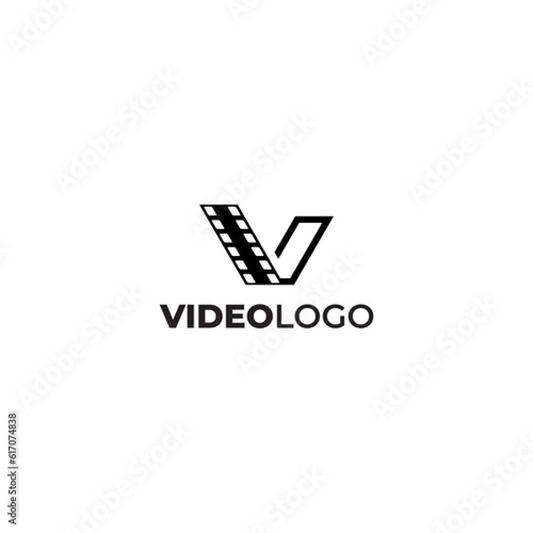 Fototapeta video logo
