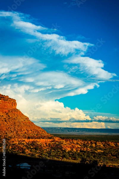 Obraz sunset in the desert