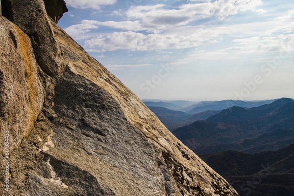 Obraz stone wall in the mountains