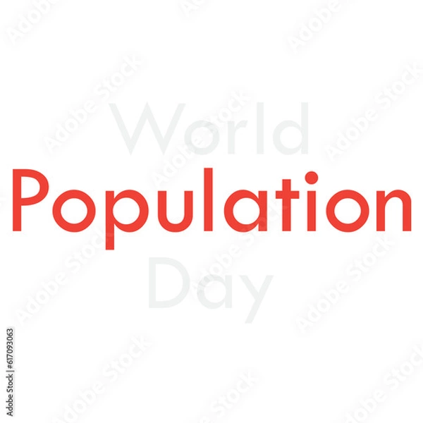 Fototapeta World Population day