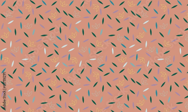 Fototapeta Leaf pattern background design.