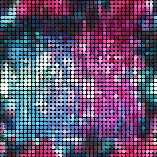 Obraz Glowing mirrored lightglobe texture, 2k