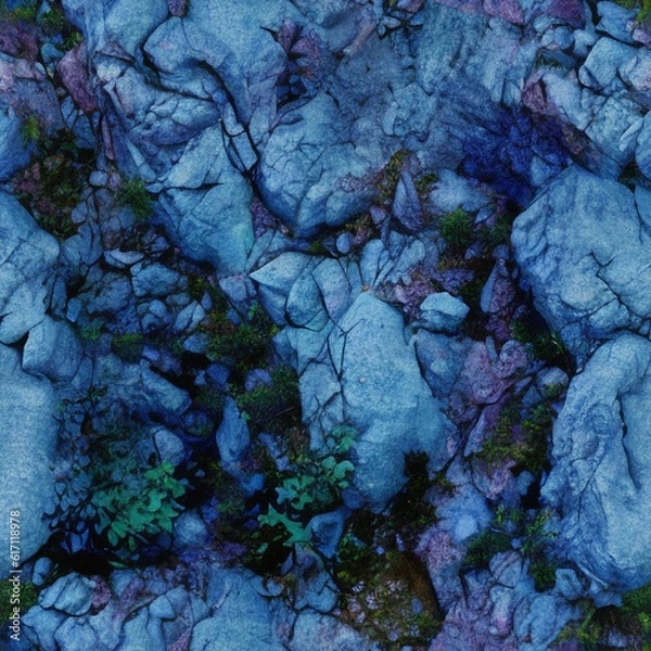 Obraz Nature with vegetation in anime style and with lots, 2k 