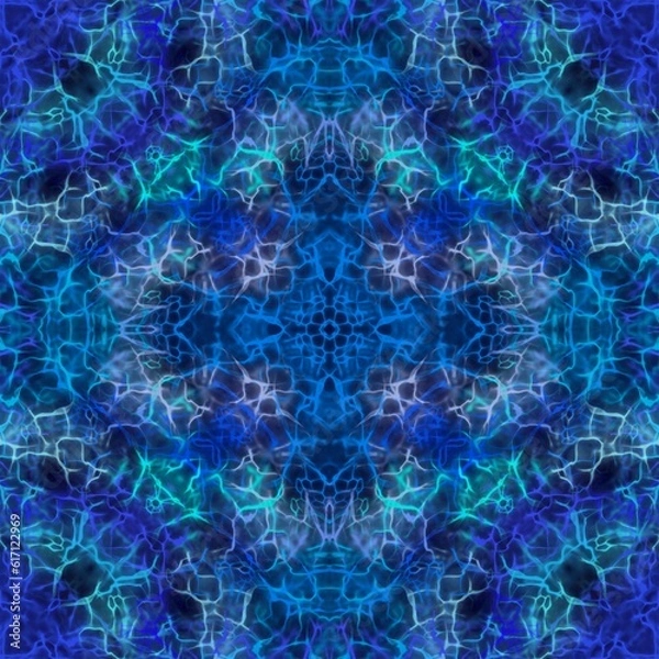 Fototapeta Geometric surface seamless pattern, mandala