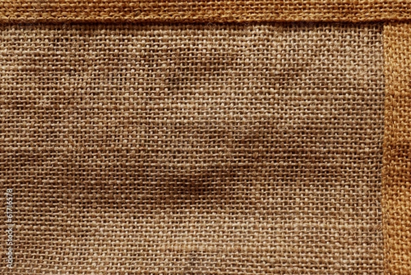 Fototapeta linen bag texture