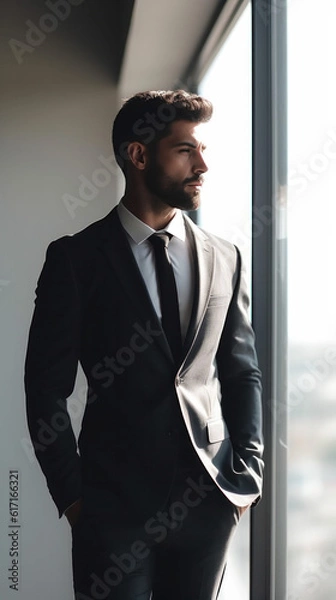 Obraz Man in a suit ai generated