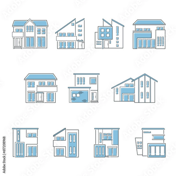 Fototapeta 新築戸建セット