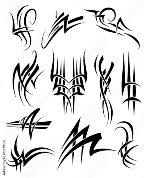 Fototapeta Tribal Frills