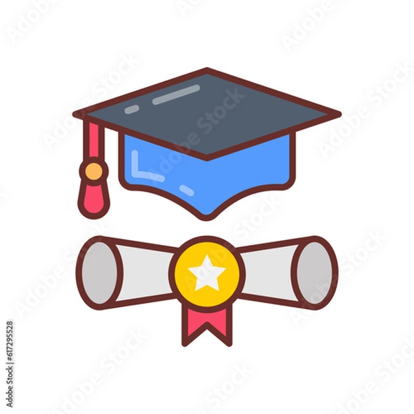 Fototapeta Degree icon in vector. Illustration