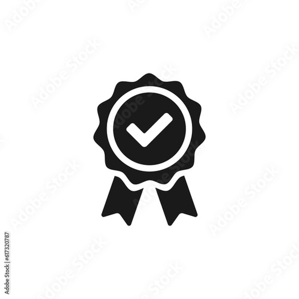 Obraz Proven results icon or Proven results sign vector isolated in flat style. Proven results icon for product packaging design element. Simple Proven results sign for packaging design element..