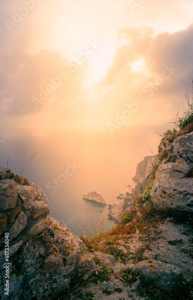 Obraz Sunset at Aggelokastro