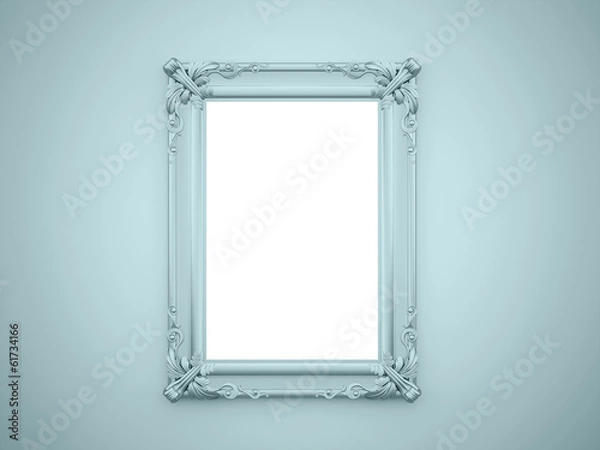 Obraz Rama lustra renderowana