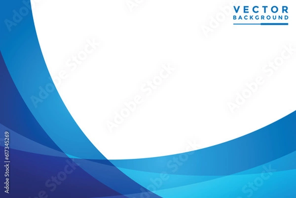 Fototapeta Blue background vector illustration lighting effect graphic for text and message board design infographic..