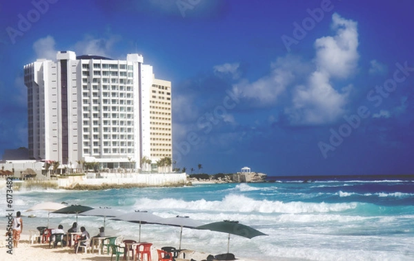 Fototapeta White Resort Hotel