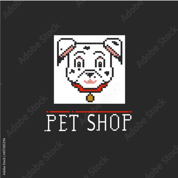 Obraz Pixel logo 101 dalmatians