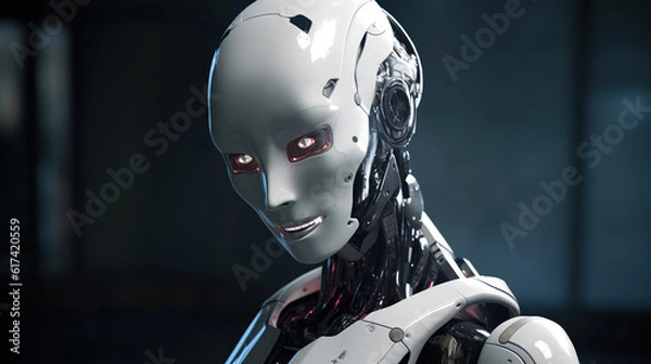 Fototapeta 3d render of a robot