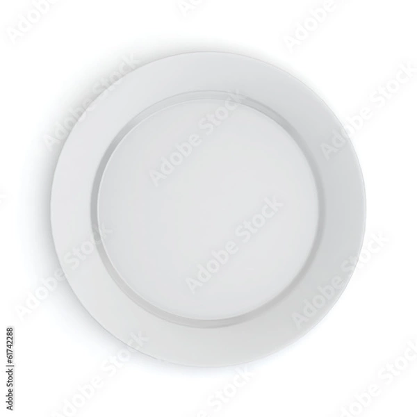 Fototapeta Empty plate