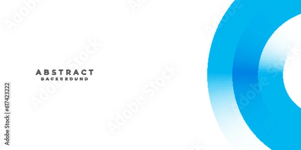 Obraz simple blue background . flat geometric gradation style	