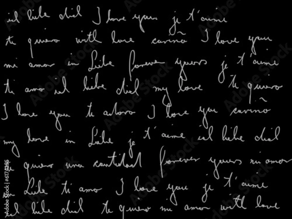 Fototapeta je t`aime