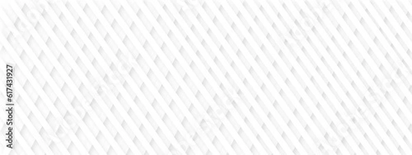 Fototapeta Abstract white and gray background with lines white light & grey background. Space design concept. You can use for cover, poster,banner web. Vector. Abstract white square shape with futuristic concept