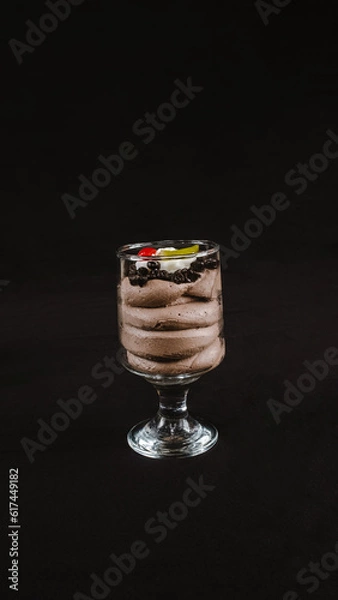 Obraz ice cream with fruits