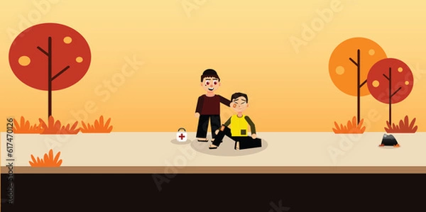 Fototapeta User Interface Education Game Asmaul Husna "Ar Rahman" Level 1 Good Reaction Backround