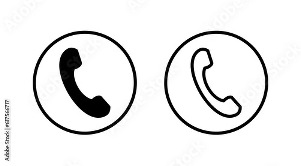 Obraz Call icon vector. phone icon vector