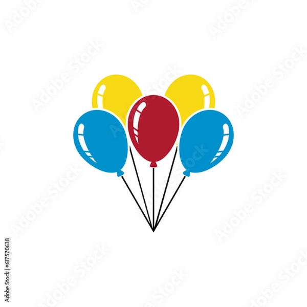 Obraz Congo flags icon set, Congo independence day icon set vector sign symbol