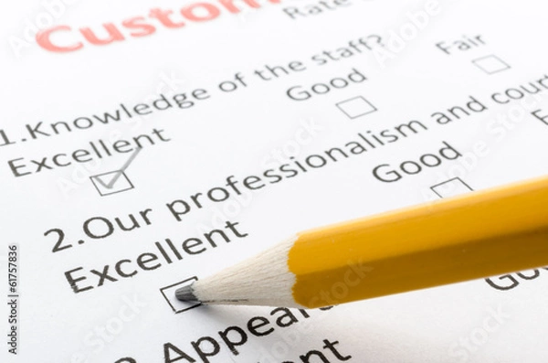 Fototapeta Feedback form