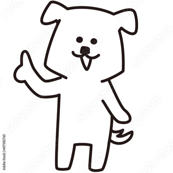 Fototapeta 色加工ok いぬ素材No.194 それな